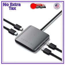 Satechi 4-in-1 USB-C Hub with 100W PD Pass-Through Charging
