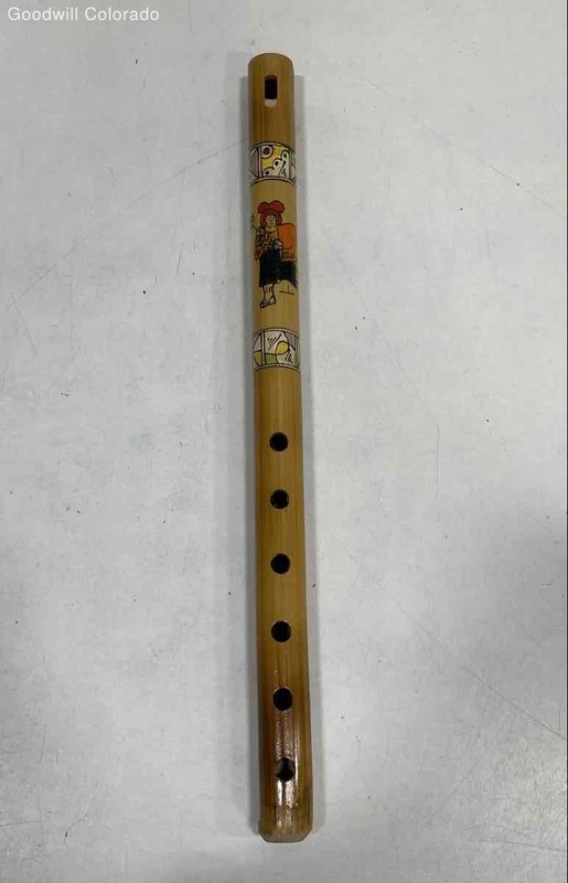 Inter-American Trading Company Hand Painted Bamboo Flute