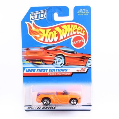 Hot Wheels 1998 - BLUE CARD COLLECTOR - DODGE SIDEWINDER - FIRST EDITIONS