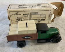 American Classic ERTL Stake Truck Locking Coin Bank with Key Die Cast SR6