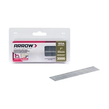 Arrow 18 Gauge 1 Inch Brad Nails 2000 Pack for Molding Framing and Trim