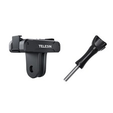 Camera Magnetic Two Claw Adapter Selfie Stick Mount Base For DJI OSMO Action 3