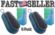 2-Pack Usably Laundry Brush Multipurpose Non  Slip Laundry  Shoe Cleaning Tool