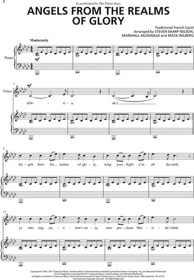 The Piano Guys - Christmas Together - Piano Solo with Optional Cello - Image 4 of 4