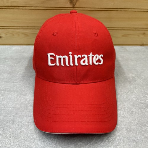 Emirates Fly Better Hat Ball Cap ONE SIZE Adjustable Red Raised 3D Logo - Picture 1 of 8