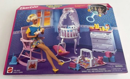 BARBIE.  1999 Vintage Barbie Baby Home Nursery Playset  #67791