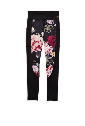 Collection X Leggings in Black Floral 