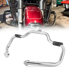 Chrome Engine Guard Highway Crash Bar Steel For Harley 97-08 Touring FLHR FLHT