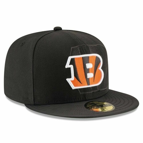 New Era 59fifty Cincinnati Bengals Black 2016 Sideline Official Ca Black 71/2 - Picture 2 of 4