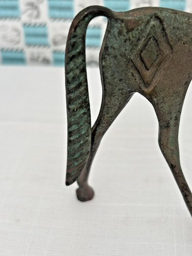 Vintage Etruscan Frederick Weinberg stye bronze verdigris horse figurine - Picture 13 of 14