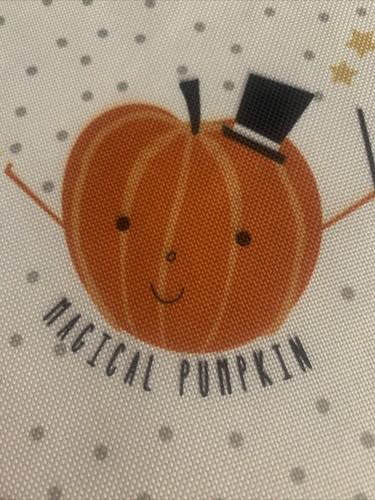 Cynthia Rowley 4 Halloween Trick or Treat Pumpkin Placemats VGUC - Picture 7 of 13