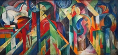 Stables : Franz Marc : 1913 : Archival Quality Art Print