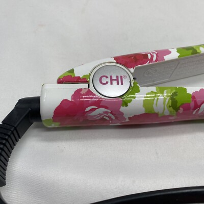 Floral Hair Straightener with Pink Roses Herstyler Fusion Ceramic Flat Iron – Negative Ion & 460°F  main image 3