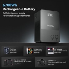 SmallRig mini V Mount Battery VB99 6700mAh 99Wh/14.8V V Lock Battery 3580