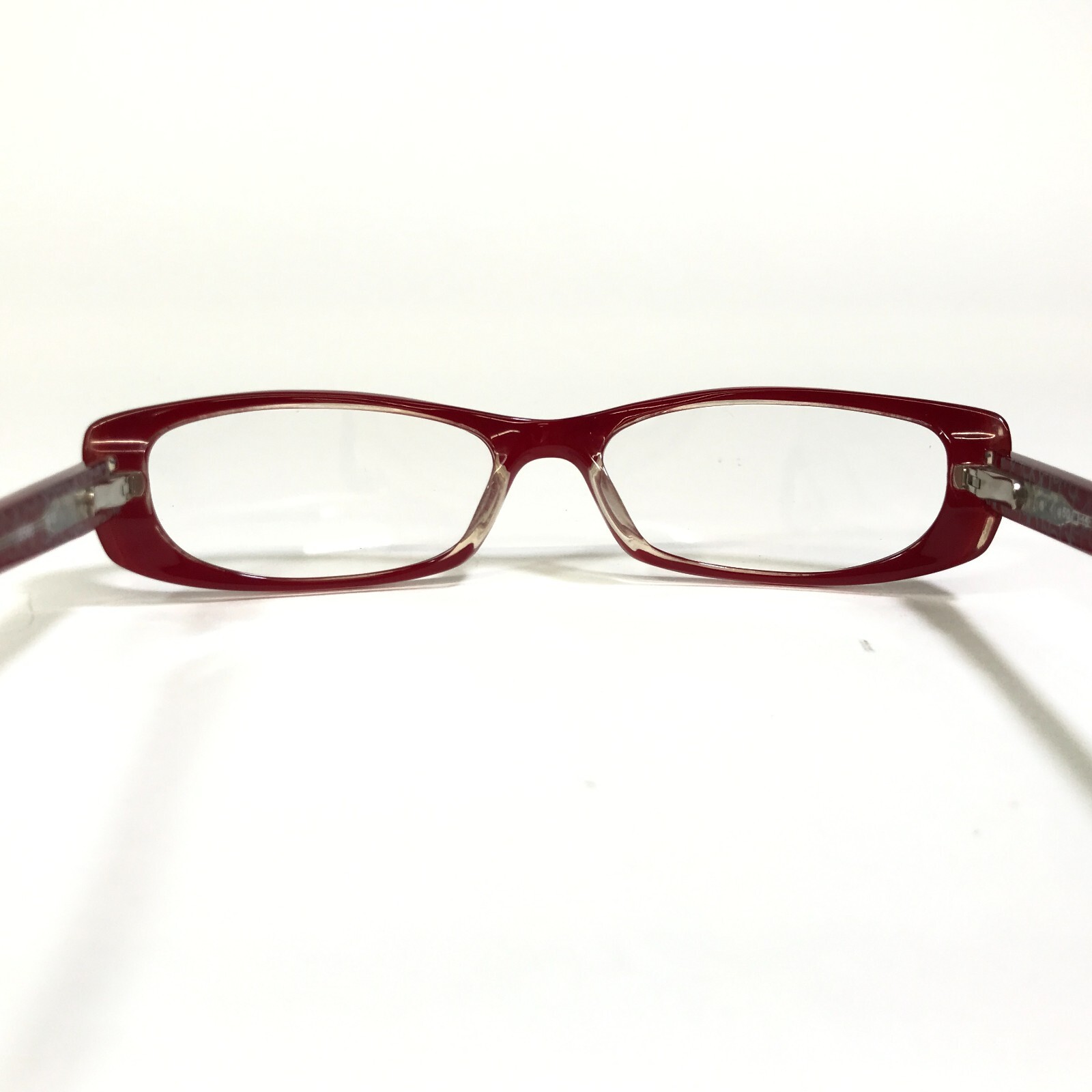 Calvin Klein Eyeglasses Frames 5590 615 Red Clear Rectangular Full Rim 50-15-135 thumbnail 8