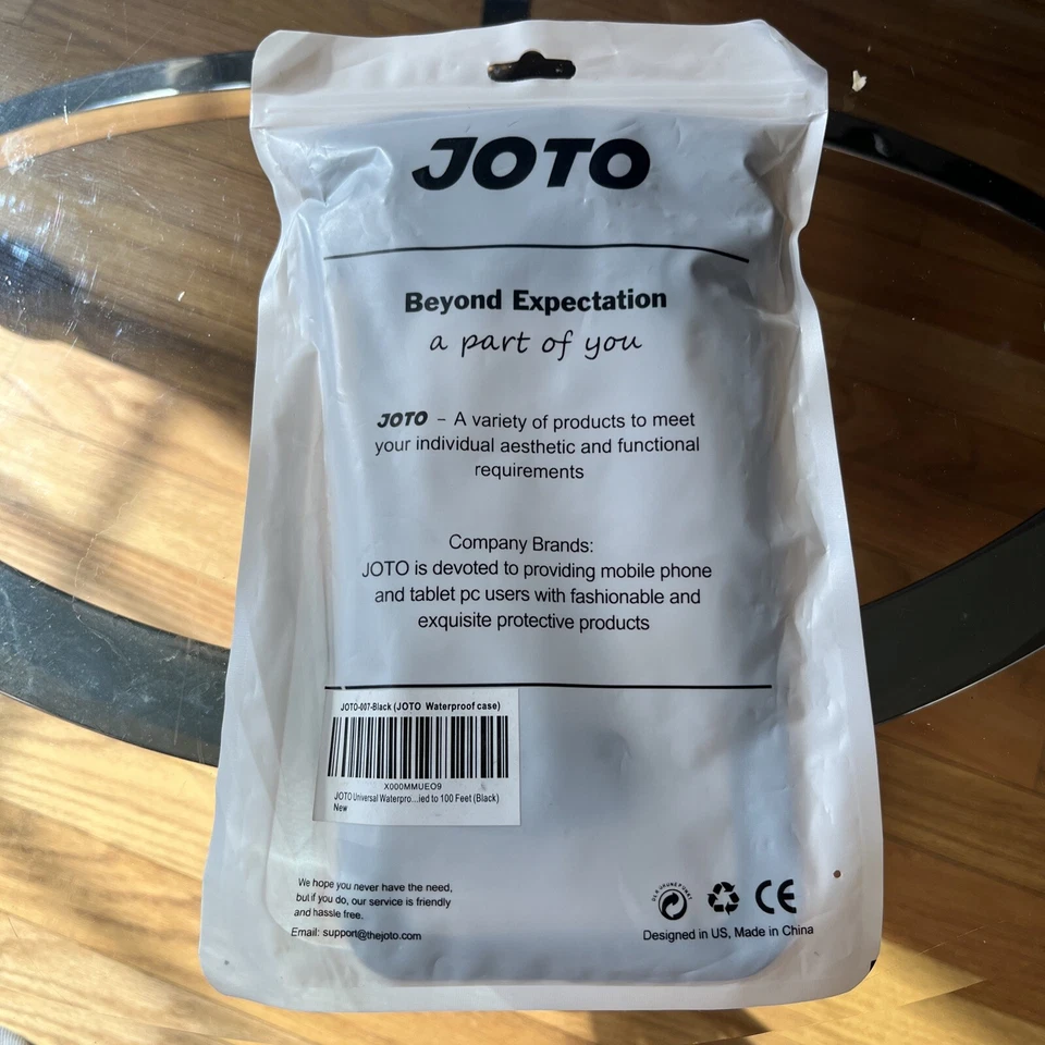 JOTO Universal Waterproof Phone Pouch Cellphone Dry Bag Case for iPhone Black - Image 2 of 2