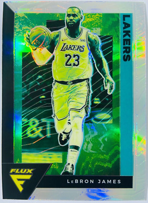 LeBron James - Los Angeles Lakers 2020-21 Panini Flux Silver Parallel #79