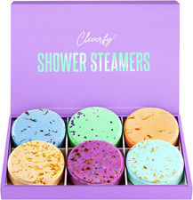 Shower Steamers Aromatherapy - Box of 6 Premium Shower Bombs with Essential Oils