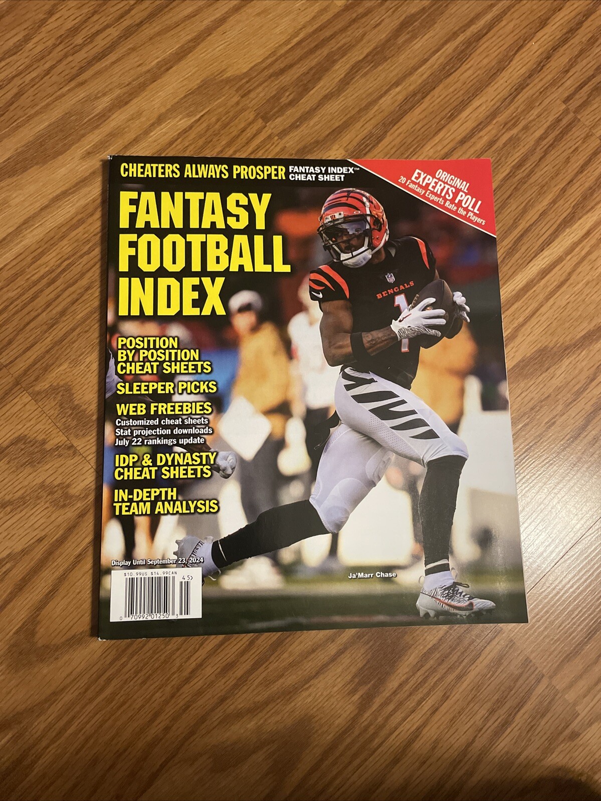 Fantasy Football Index  for 2024  Best Cheat sheets- Experts  Poll