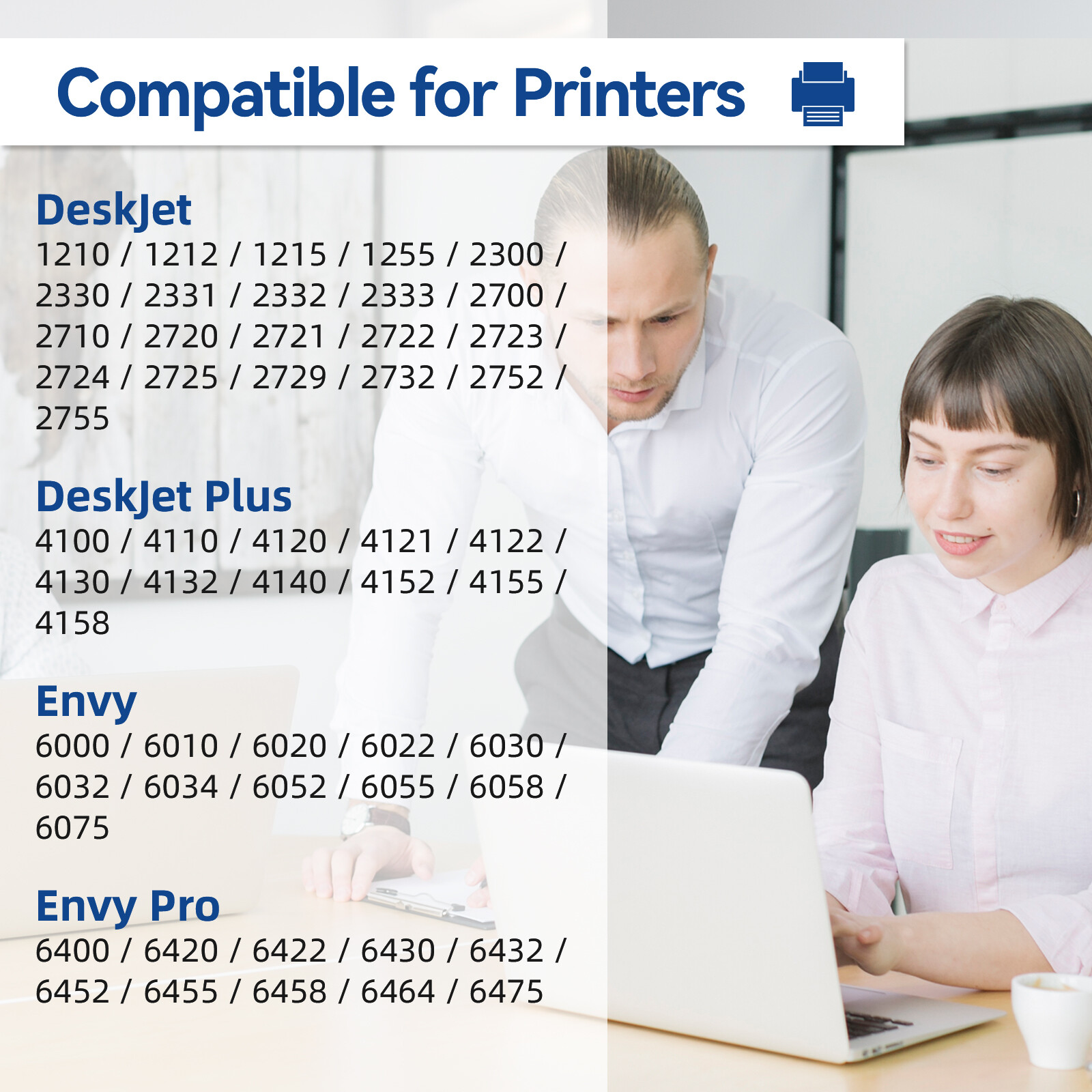 2 PK 67XL Ink Cartridge for HP DeskJet 2330 2700e 4120 4158 Envy 6000e