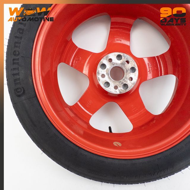 04-13 BENTLEY CONTINENTAL GT FLYING SPUR 4.5JX19H2 SPARE WHEEL TIRE RIM RED OEM