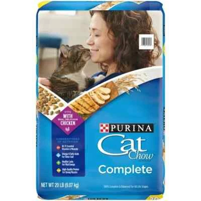 CAT SHOW Purina Cat Chow Complete High Protein Cat Food, Chicken Recipe, 20 lb. Bag