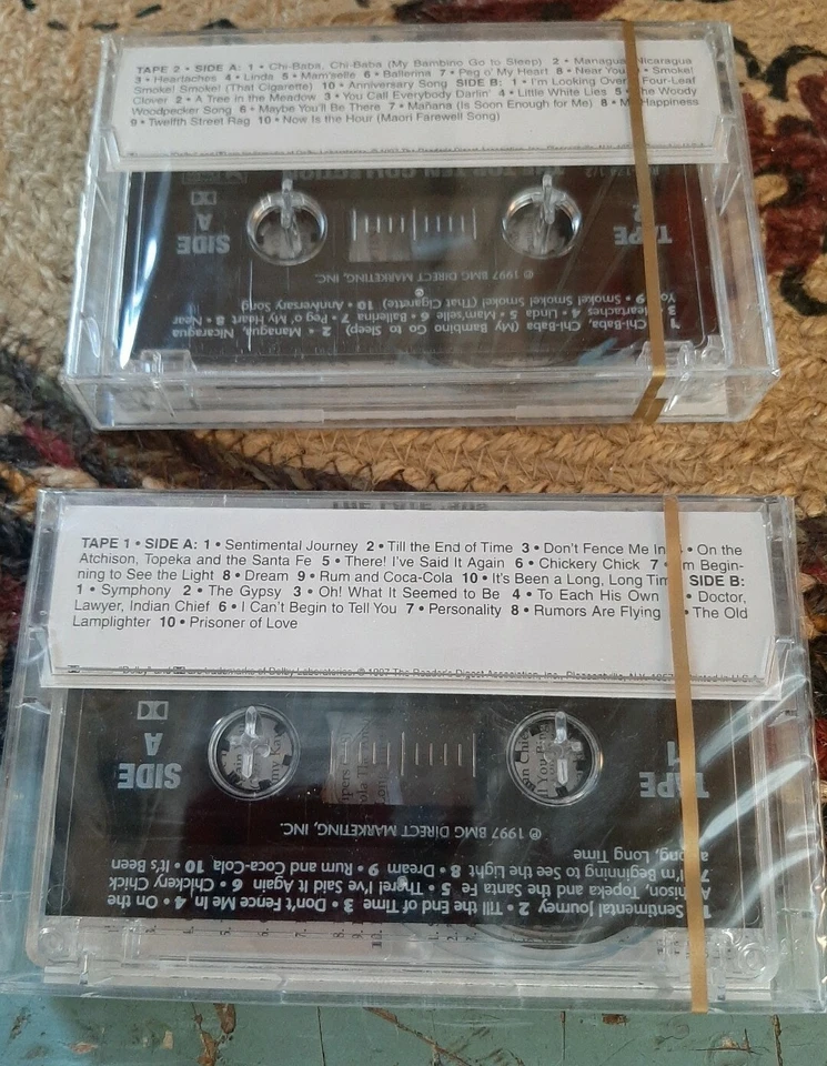 READERS DIGEST 3 Cassette Tapes Top Ten Collection The Late 40s Factory Sealed - Image 3 of 4