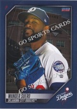 2023 Oklahoma City Dodgers Wander Suero RC Rookie Dodgers Minor League DR