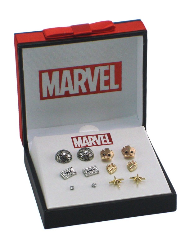 Guardians Of The Galaxy Flight Crew Earring Set Marvel Comics New In Box
