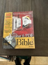 Bible Ser.: Adobe Acrobat 6 by Ted Padova 2003, Trade Paperback 