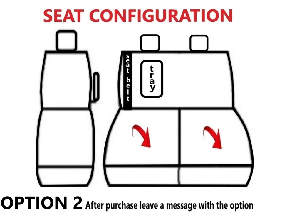 PEUGEOT EXPERT 2018 - 2025 ART. LEATHER & ALICANTE TAILORED SEAT COVERS - Image 3 of 4