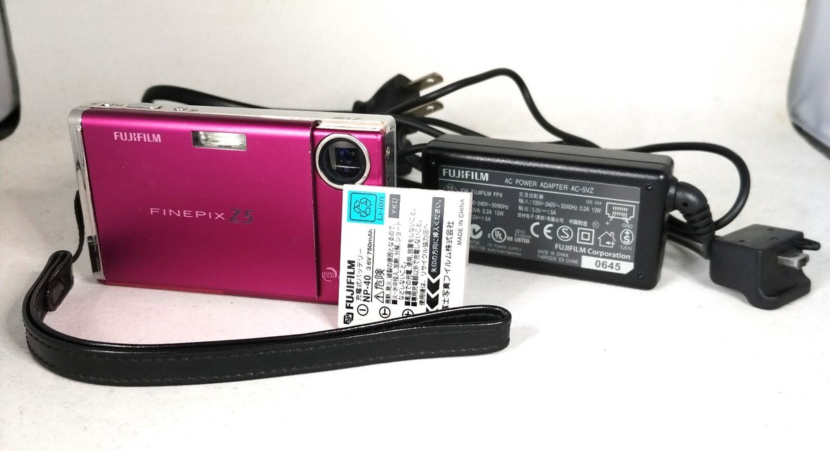 FUJIFILM FinePix Z5fd 6.3MP Compact Digital Camera Pink #0265 | eBay