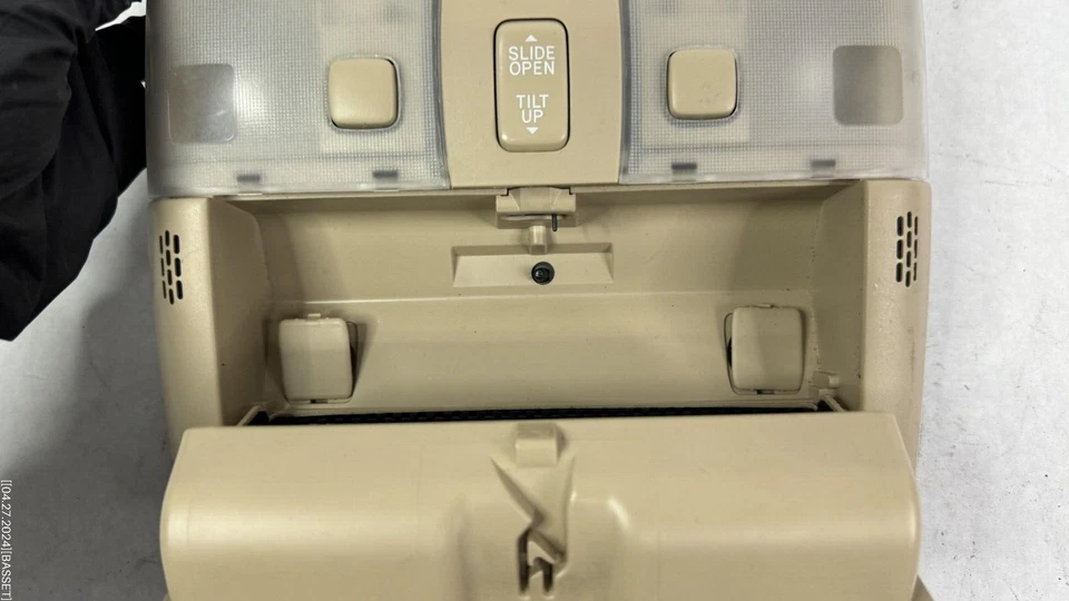 Верхняя консоль купольная карта 2002-2006 Lexus ES330 ES300 светло-бежевая желтовато-коричневая - Изображение 3 из 4