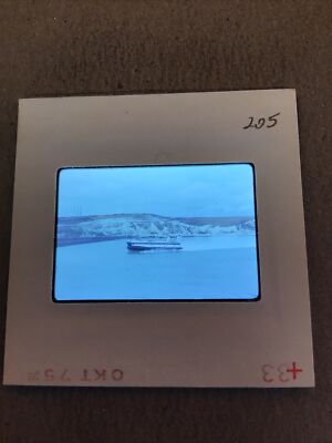 35mm SLIDE - 1975  ENGLAND - SEASPEED  Hovercraft Ferry MM3.#1.205