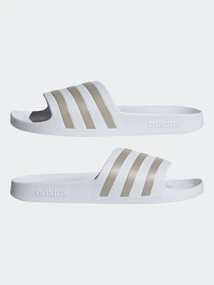Adidas Men's Women's Adilette Aqua Slides Shower Beach Sliders Pool Sandals