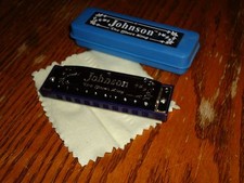 NEW BLUES KING HARMONICA 10 HOLE KEY OF D CASE CLOTH STAGE STUDIO CAMPING FUN IT