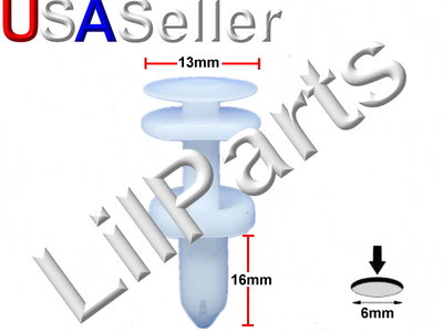 100pc Door Trim Panel Push Type Retainer Clip For GMC Truck - Foto 5