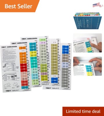 DSM-5-TR Tabs - Color Coded by Diagnosis - Easy Install - Innovative Original