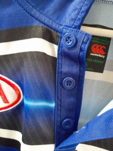 Canterbury Bulldogs NRL Rugby League Jersey Polo Mens Shirt Guernsey Size XL - Picture 11 of 21
