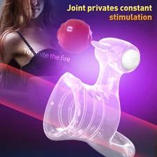 Vibrating Penis Sleeve Vibrator Enlarger Extender Reuse Male Sex Toy For Couples