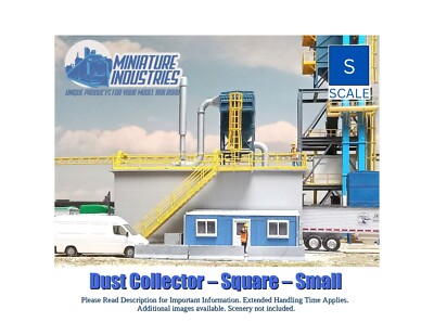 S Scale Dust Collection Sq. S. Kit for Grain Elevator Structures 1:64 