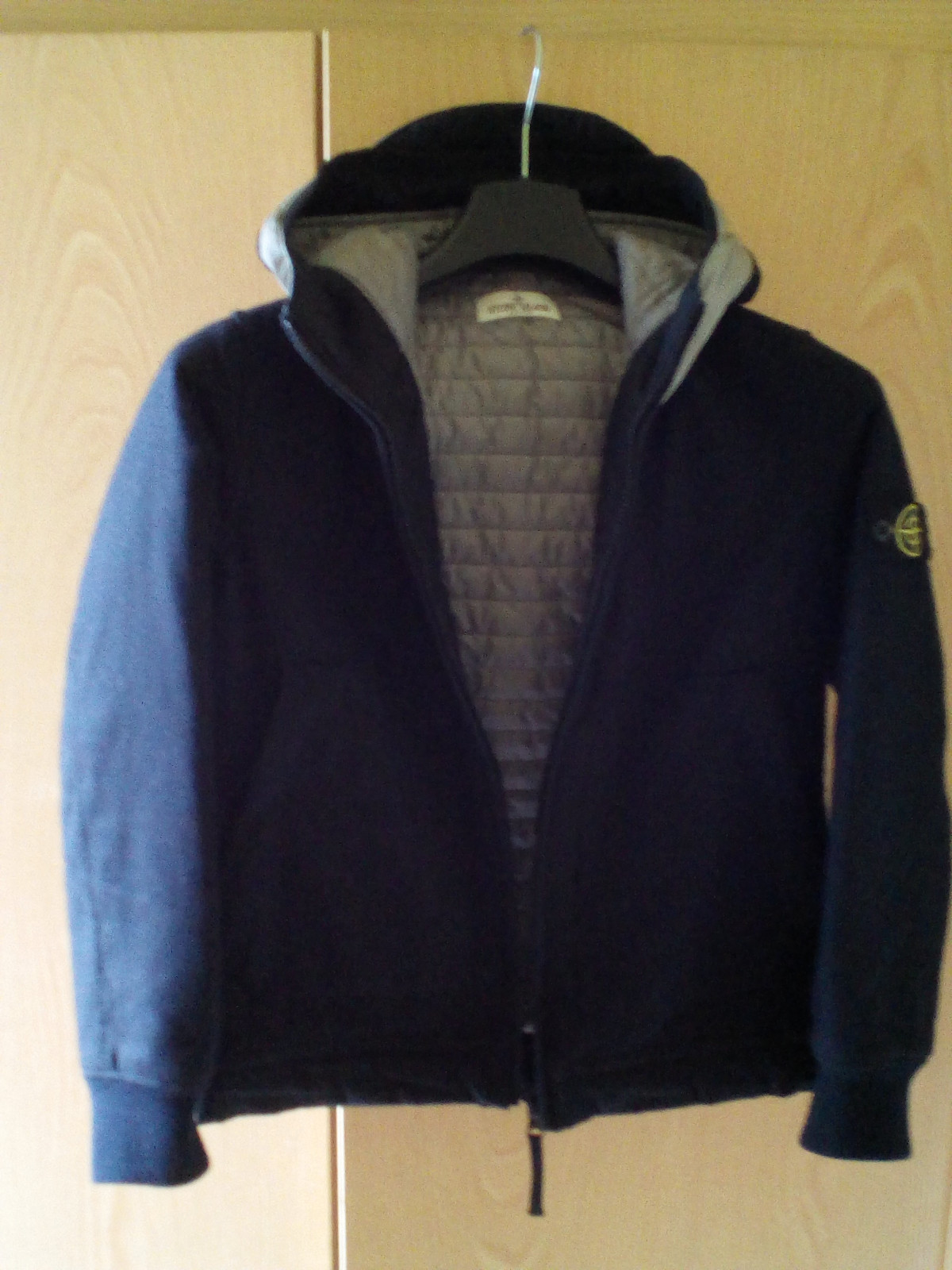 STONE ISLAND WITH PRIMALOFT INSULATION TECHNOLOGY HOOD REFLECTIVE WOOL JACKET image 7