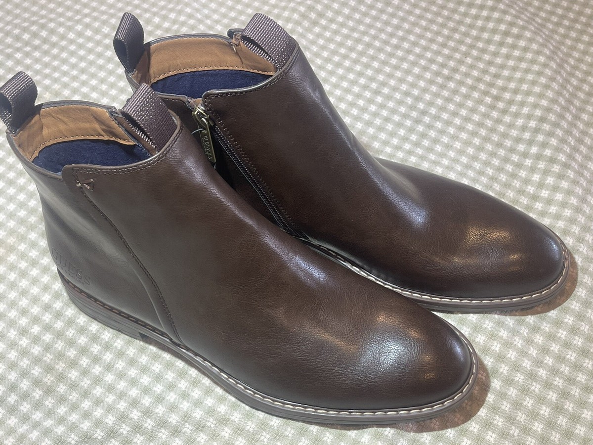 Guess GMDAMING-R Zipper Chukka Ankle Brown Men