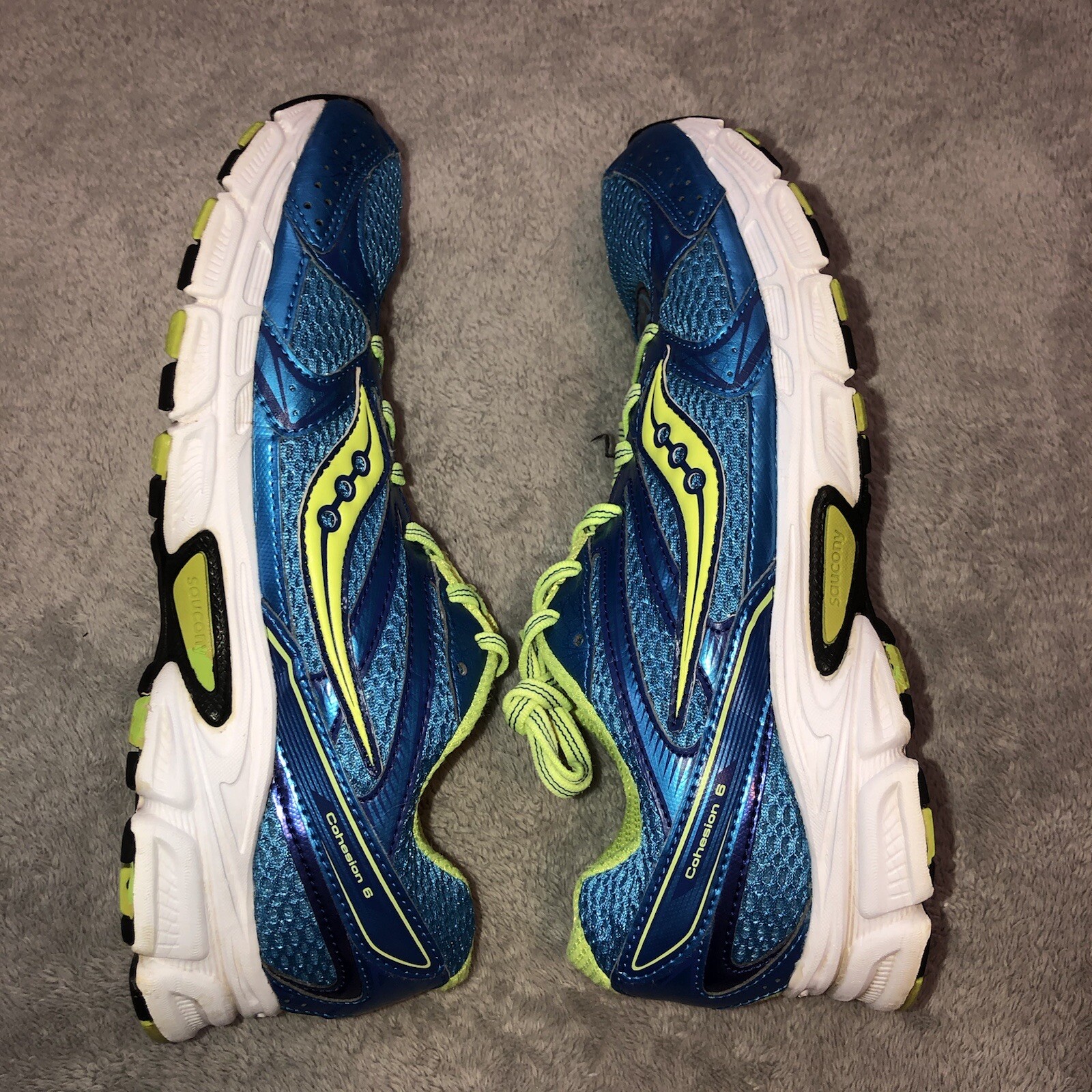 SAUCONY Cohesion 6 Womens Lace Up Low Running Sneakers Blue Mesh 15156-22 Sz 9 thumbnail 8