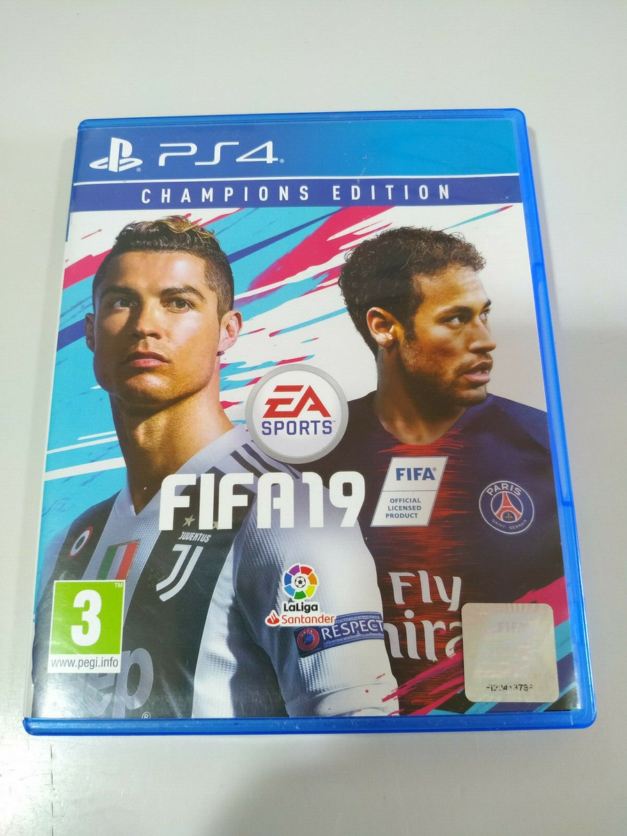 Fifa 19 Champions Edition Ronaldo Neymar Set PS4 Spain Pal | eBay