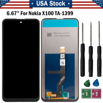 Replacement 6.67'' LCD Display Touch Screen Digitizer For Nokia X100 5G TA-1399