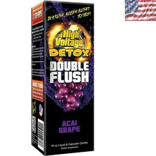 Essential Acai Grape Detox Combo: Fast-Acting Liquid & Capsules for Wellness
