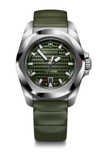 Victorinox I.N.O.X. Automatic 41 MM Green Bracelet Green Dial Watch 242017.1
