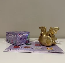 Aphmau Limited Edition Gemstone Dragons 6" Plush RARE GOLD Dragon CAT READ!!