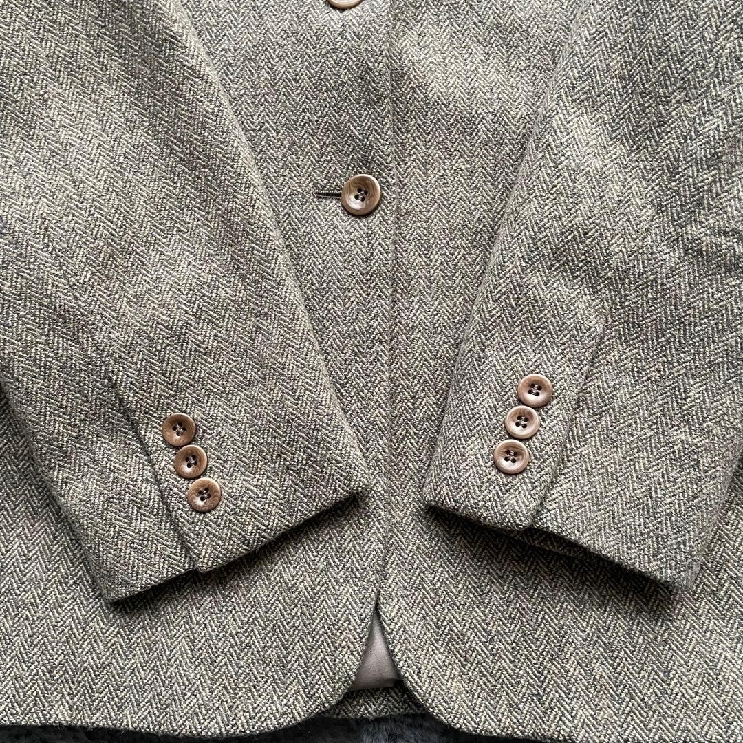 Pendleton Wool Herringbone Tweed Tailored Jacket … - image 10